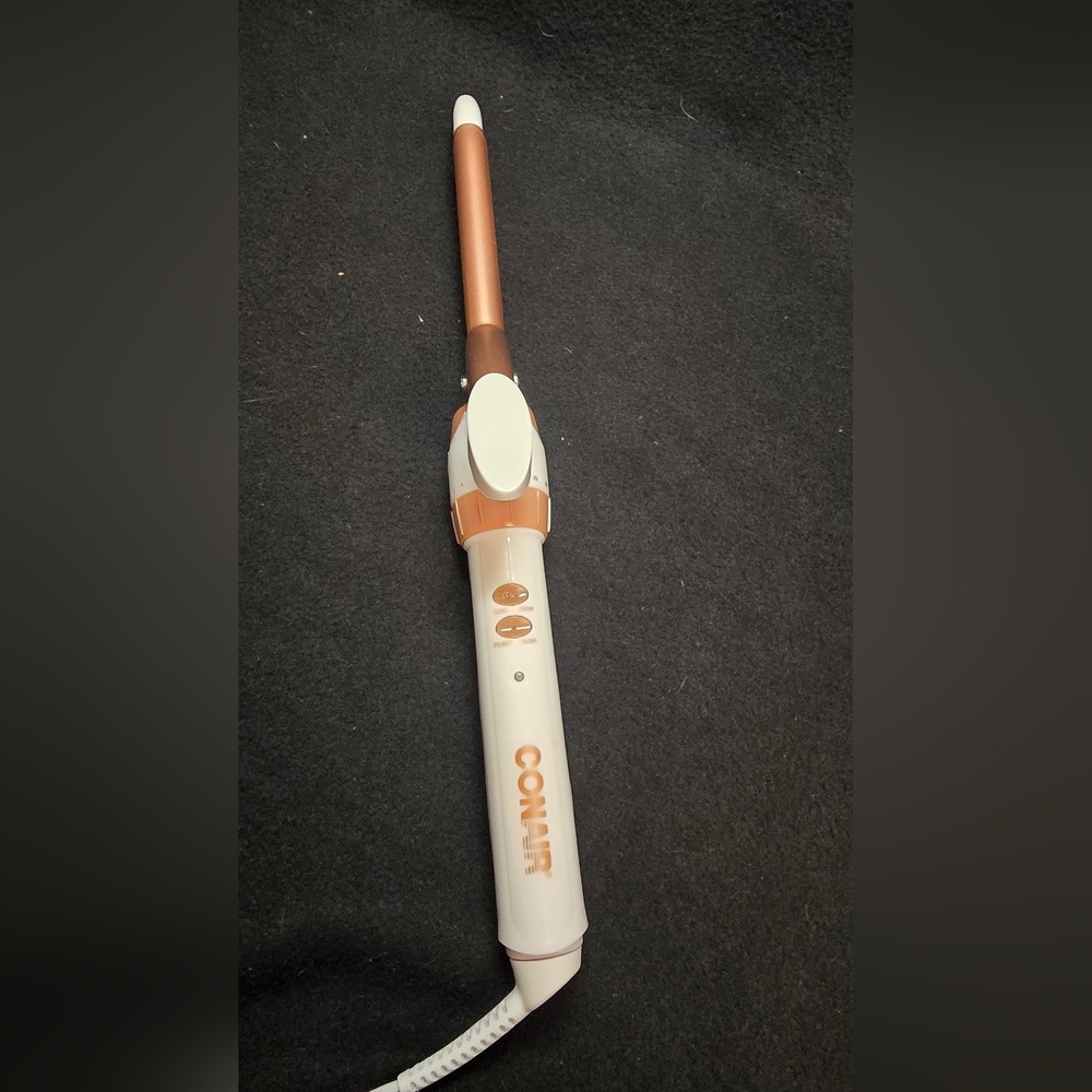 Conair 1/2 Inch Curling Iron, White/Rose Gold